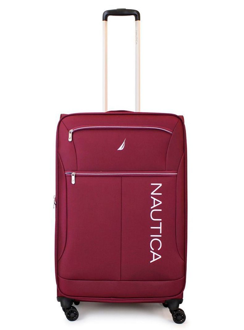 Maleta blanda de tela mediana Nautica Valencia 20kg burdeo M