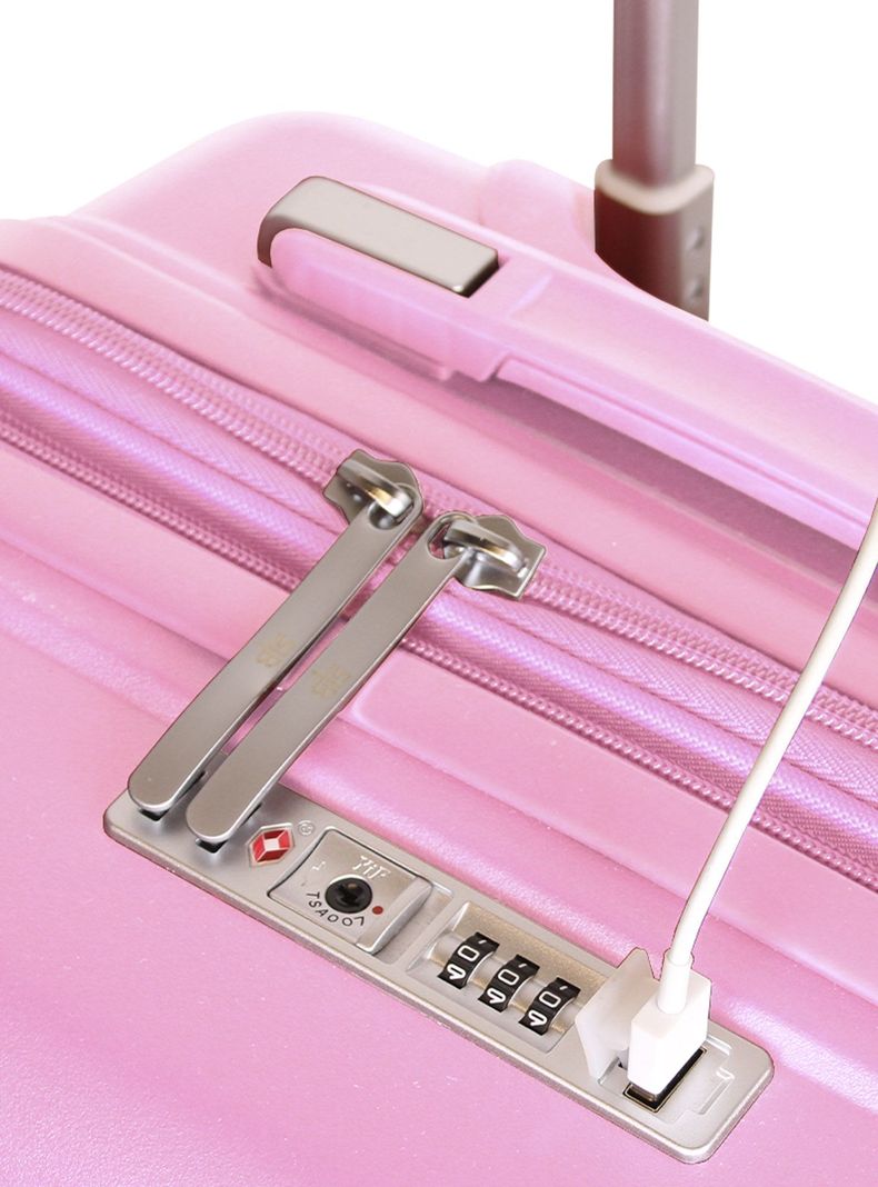 Maleta cabina S (10 Kg) Xpos Rosado + Morral de regalo -2