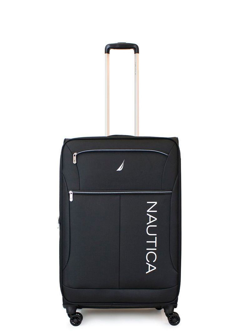 Maleta blanda de tela S de cabina Nautica Valencia 10kg negra Negro
