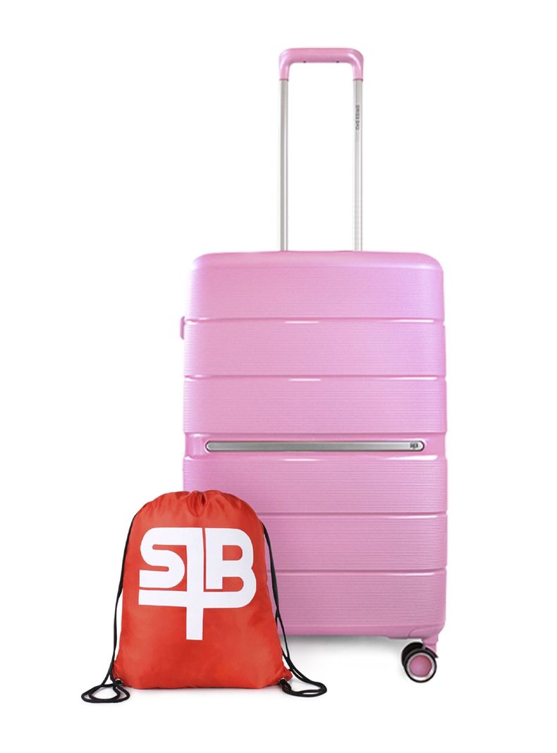 Maleta mediana M (20 Kg) Xpos Rosado + Morral de regalo -0