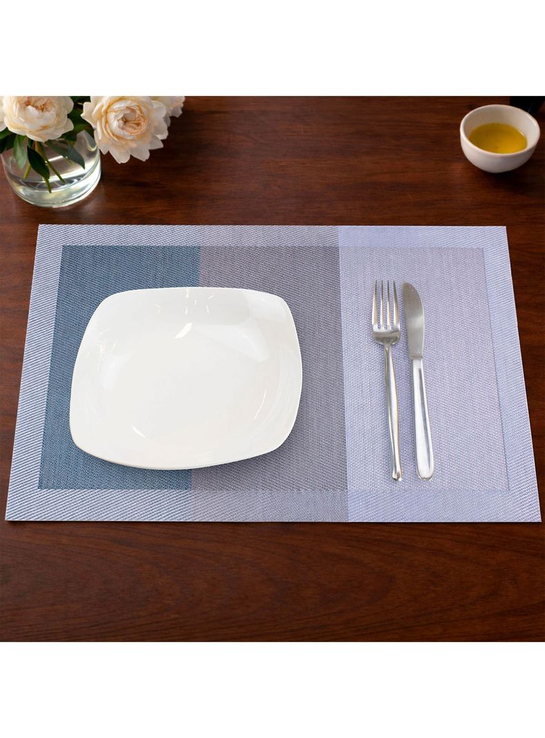 Pack 4 Individuales de mesa Nautica Home 45x30cm degrade azul S