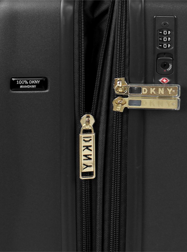 Pack 2 maletas M+L Lucerna Donna Karan Negro-4