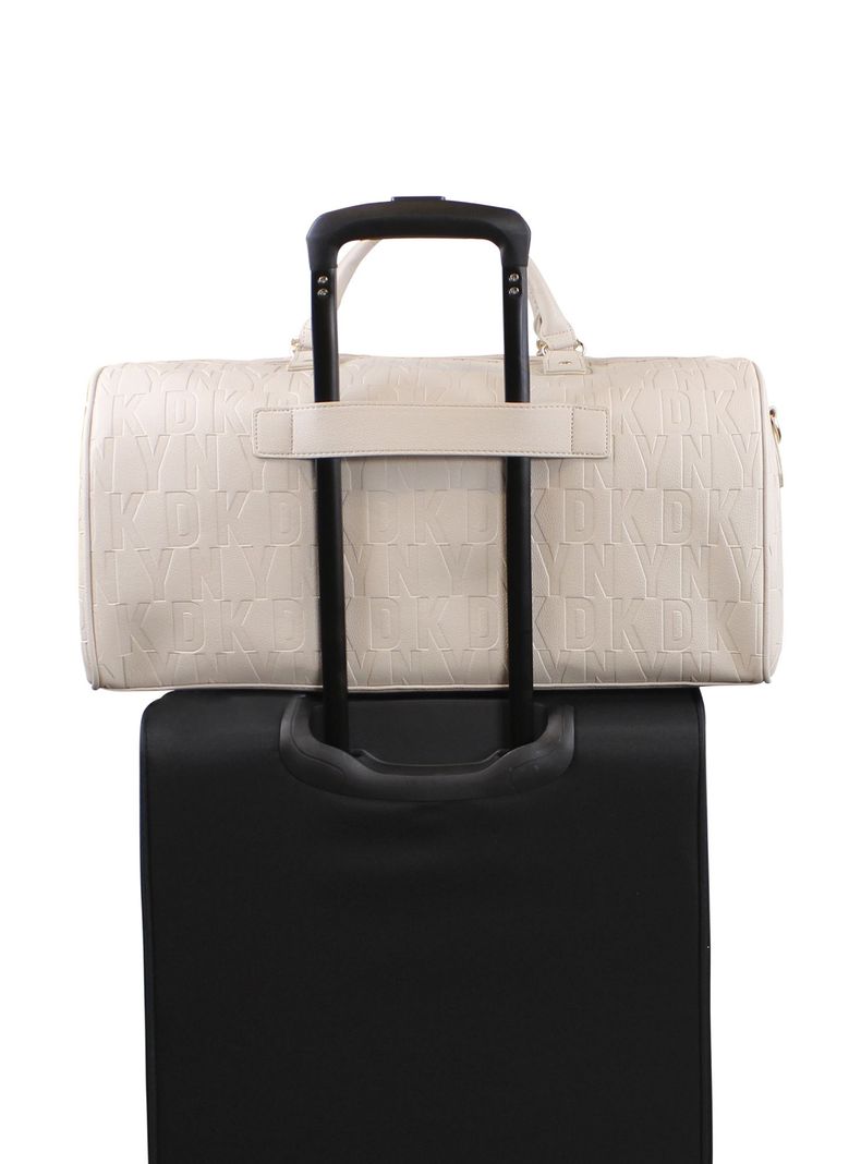 Bolso con Monedero Impressionist Beige Donna Karan-4