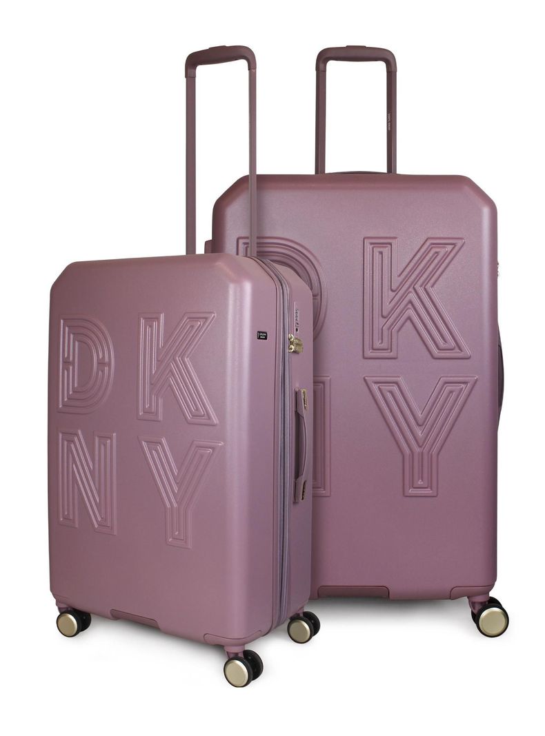 Pack 2 maletas M+L Lucerna Donna Karan Púrpura-4