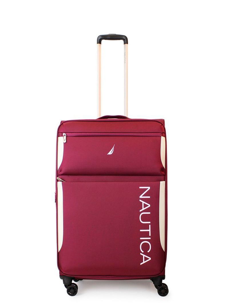 Maleta blanda de tela mediana Nautica Marbella 20kg burdeo M