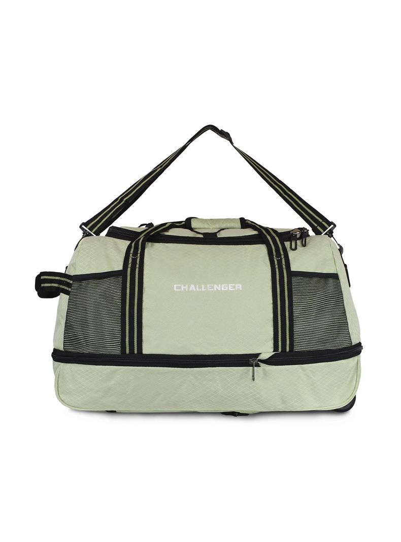 Bolso tipo mochila con ruedas Challenger Verde-0