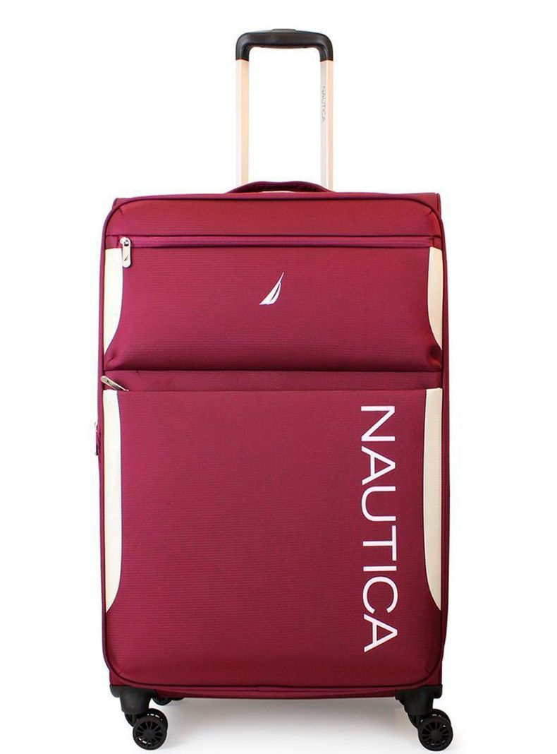 Maleta blanda de tela grande Nautica Marbella L 23kg burdeo