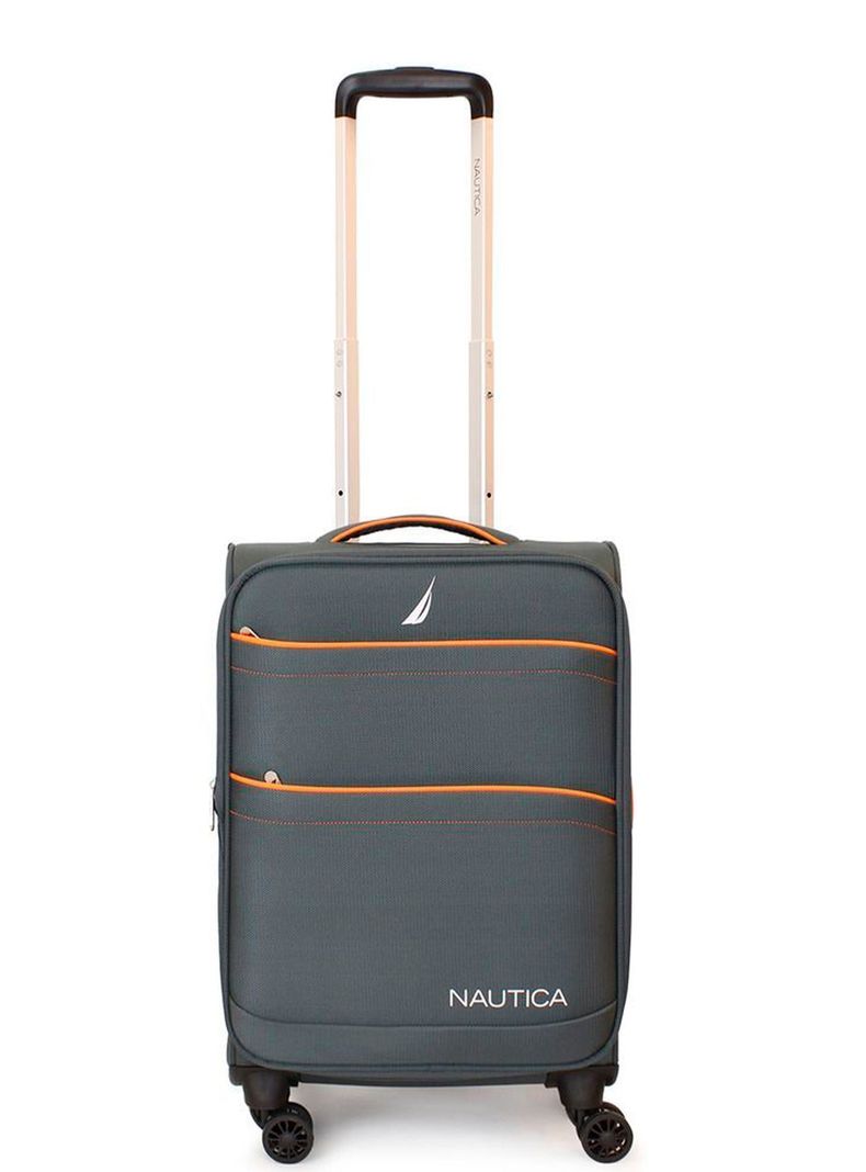 Maleta blanda de tela S de cabina Nautica Lisboa 10kg gris