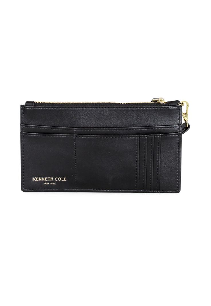 Pack Billetera Abella negra + Pañuelo Oni negro Kenneth Cole-3