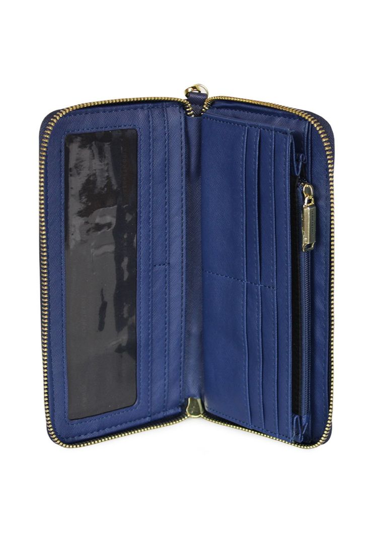 Pack Billetera Jaeda azul + Pañuelo Alcala blanco Kenneth Cole-3