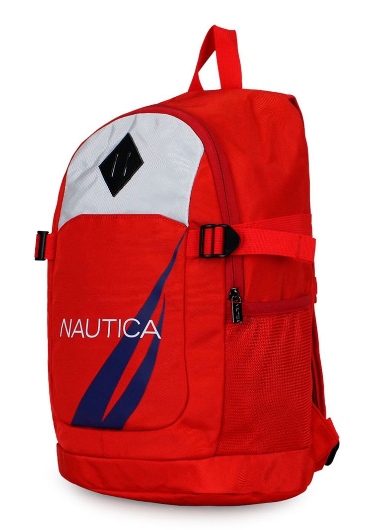 Pack Nautica Maleta cabina Amsterdam azul + Mochila Atlas roja-2