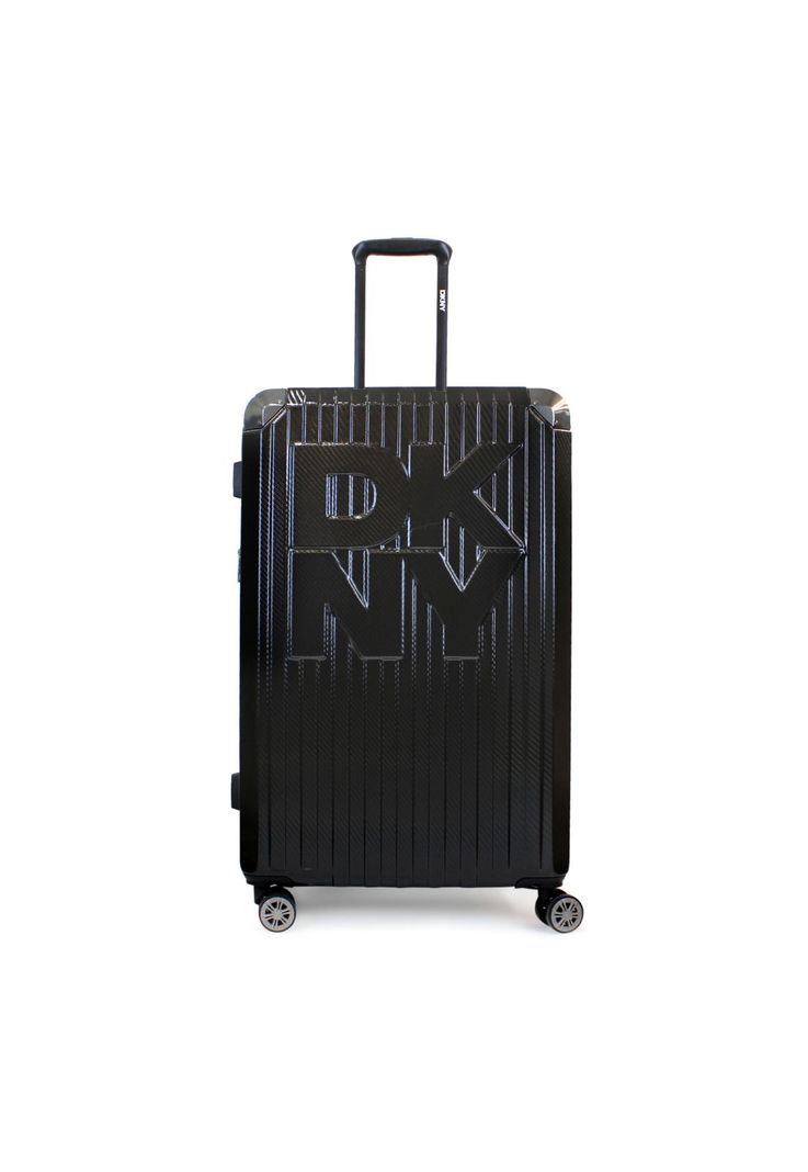 Maleta Donna Karan grande Glow L 23kg negra DKNY Negro