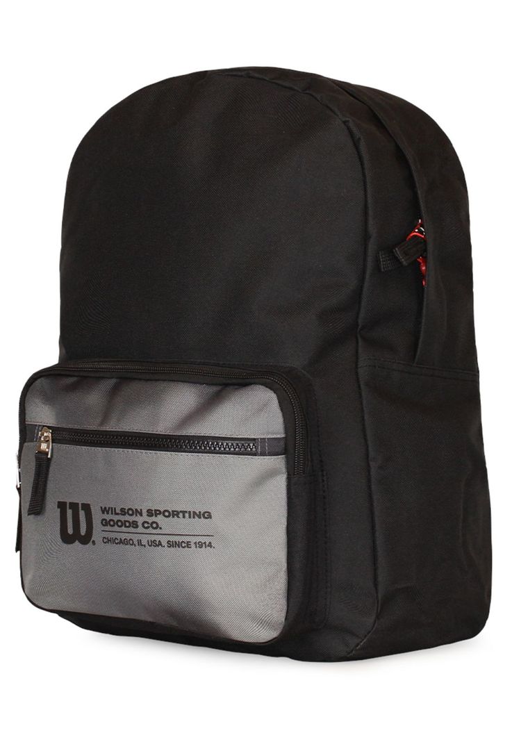 Mochila Portland negro-gris Wilson-1