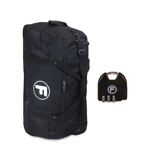 Bolso XL Goliat Negro + Candado-0