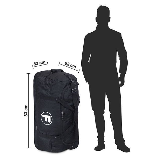 Bolso XL Goliat Negro + Candado-1
