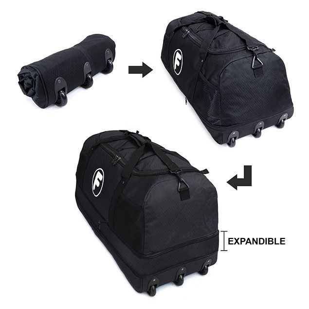 Bolso XL Goliat Negro + Candado-4