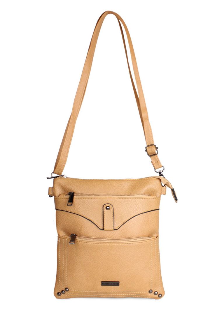 Cartera bandolera Felicia camel Anabella Sachi