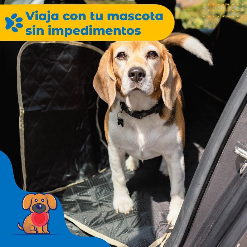 Protector Funda Cubre Asiento Auto Perros Mascotas Petpal-3