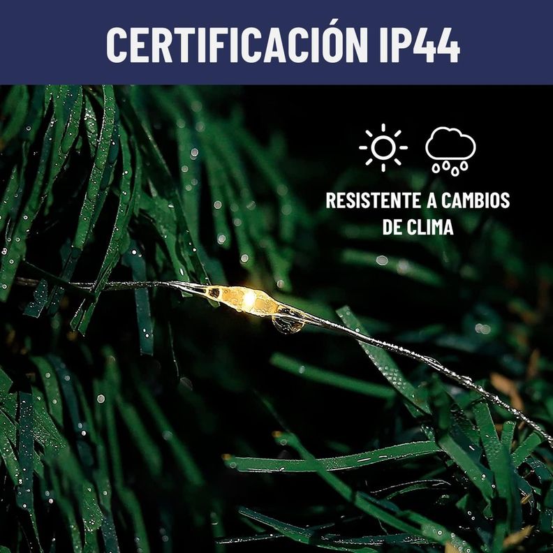 Guirnalda Solar Alambre Hada Maxwell Led Navidad Set 2 x20m-2