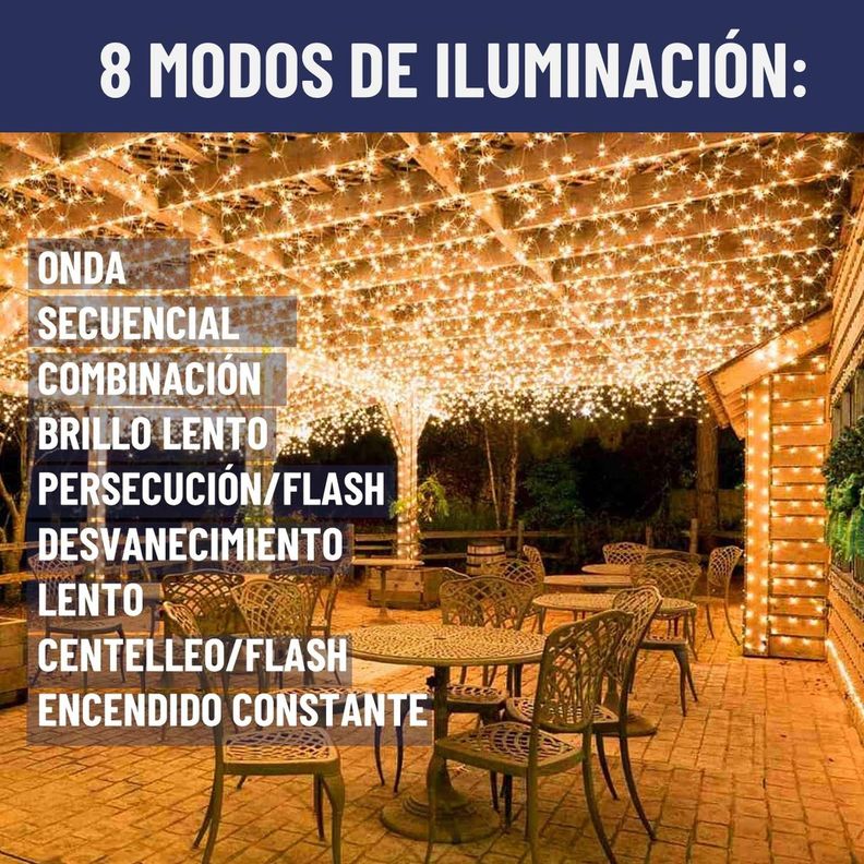 Guirnalda Solar Alambre Hada Maxwell Led Navidad Set 2 x20m-5
