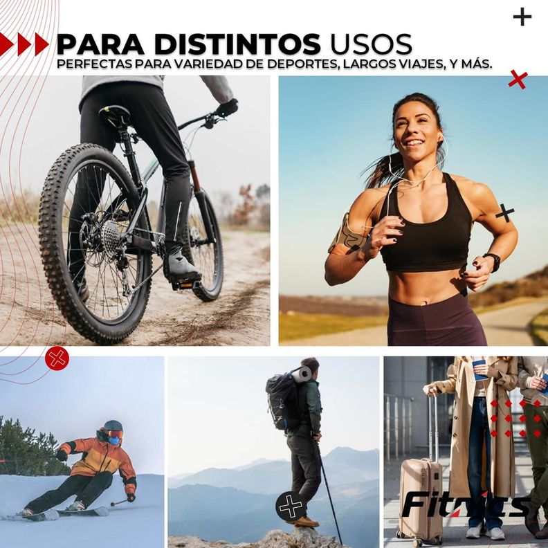 Medias Calcetines de Compresion Deportivas 3 Pares Fitnics-5