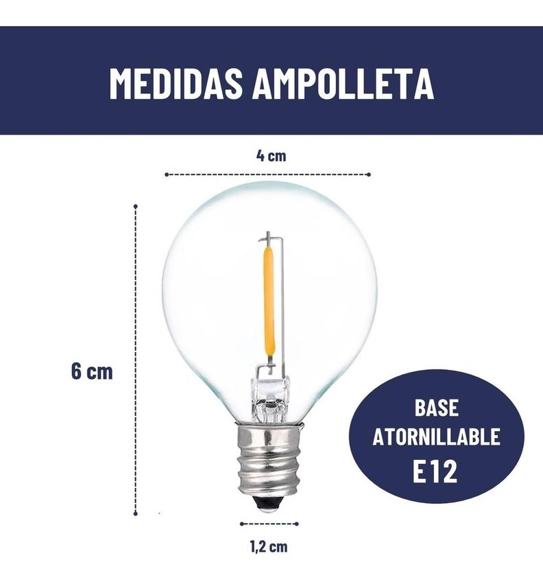 Guirnalda Luces Maxwell 10 Metros Unible + 15 Ampolletas-7