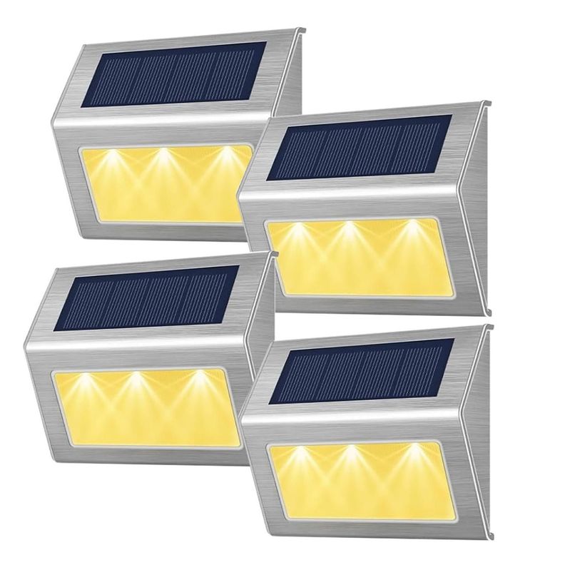 Foco Reflector Solar Maxwell Led Exterior Pared Set de 4-1