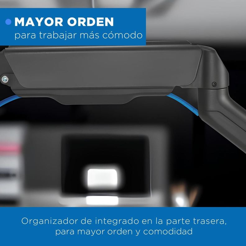 Soporte Brazo Para Monitor Resorte a Gas Escritorio Linkon-5