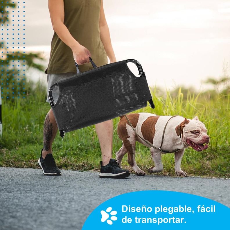 Cama Perro Gato Plegable Refrescante Altura Elevada Petpal-2