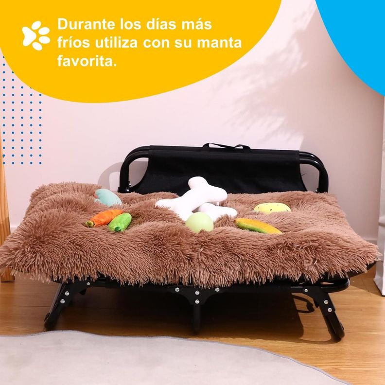 Cama Perro Gato Plegable Refrescante Altura Elevada Petpal-3