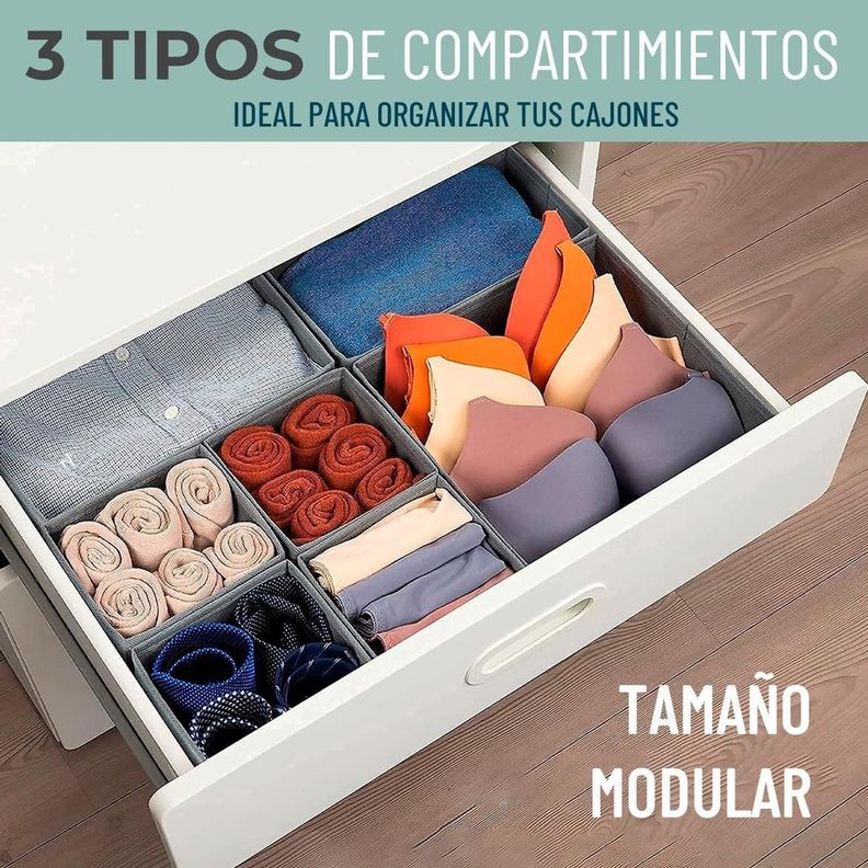 Organizador Separador Cajones Ropa Interior CasaTua Set x 8-2
