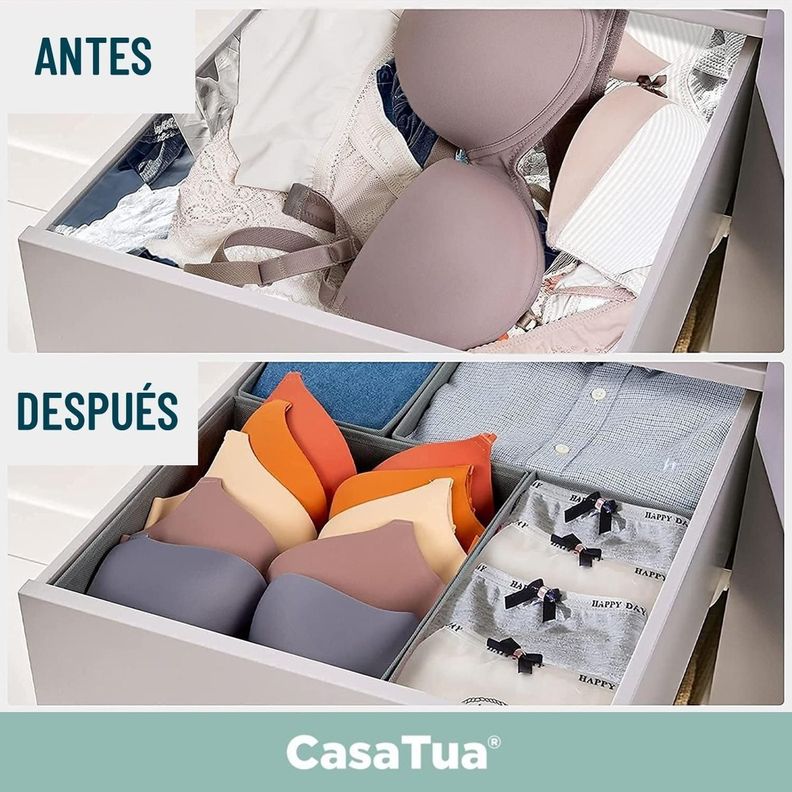 Organizador Separador Cajones Ropa Interior CasaTua Set x 8-4