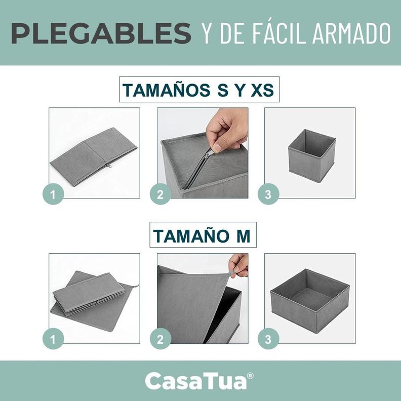 Organizador Separador Cajones Ropa Interior CasaTua Set x 8-5