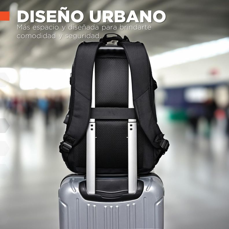 Mochila Notebook Hardley Impermeable Antirrobo Balistica-2