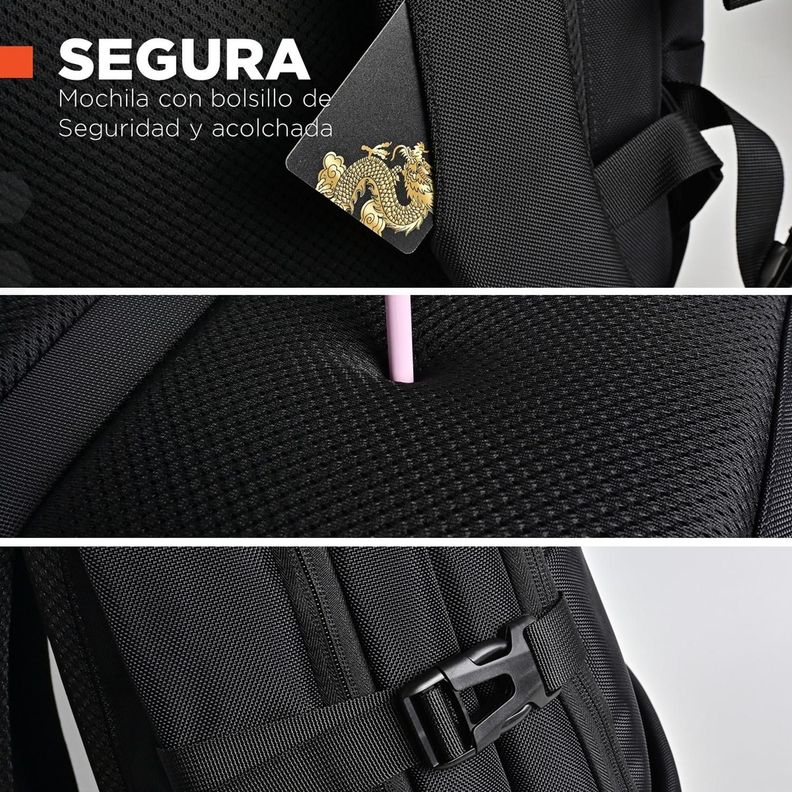 Mochila Notebook Hardley Impermeable Antirrobo Balistica-3