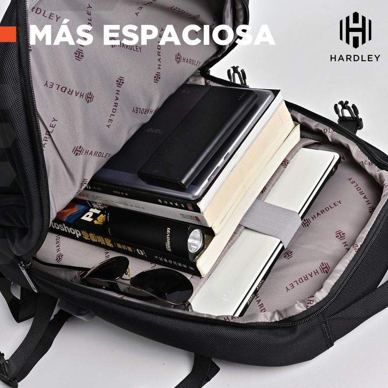 Mochila Notebook Hardley Impermeable Antirrobo Balistica-5