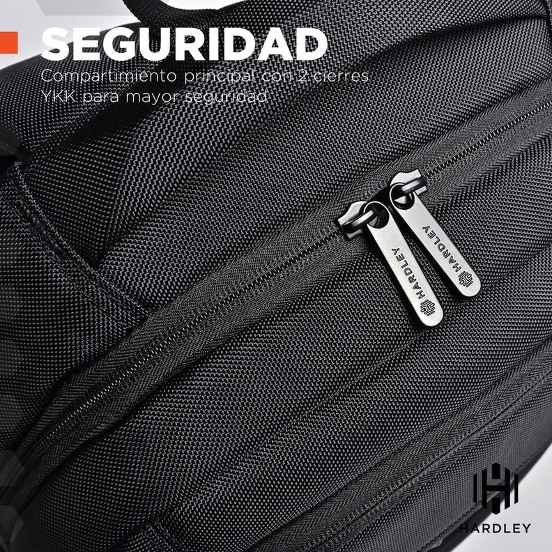 Mochila Notebook Hardley Impermeable Antirrobo Balistica-6