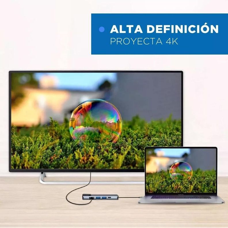 Hub Adaptador Usb Tipo C 5 En 1 Linkon Rj45 Para Mac Windows-3