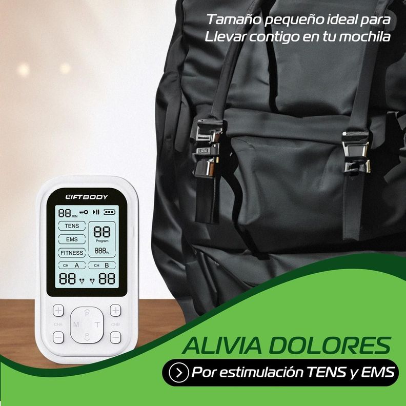 Tens Electroestimulador Liftbody Electroterapia Muscular Usb-1