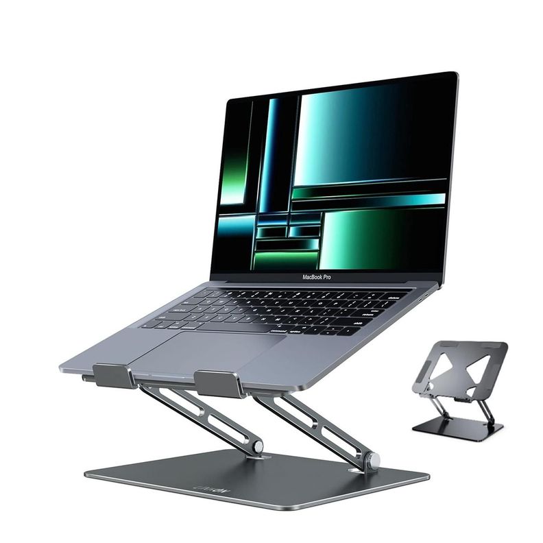 Soporte Notebook Base Alzador Para Macbook Notebook Linkon-0