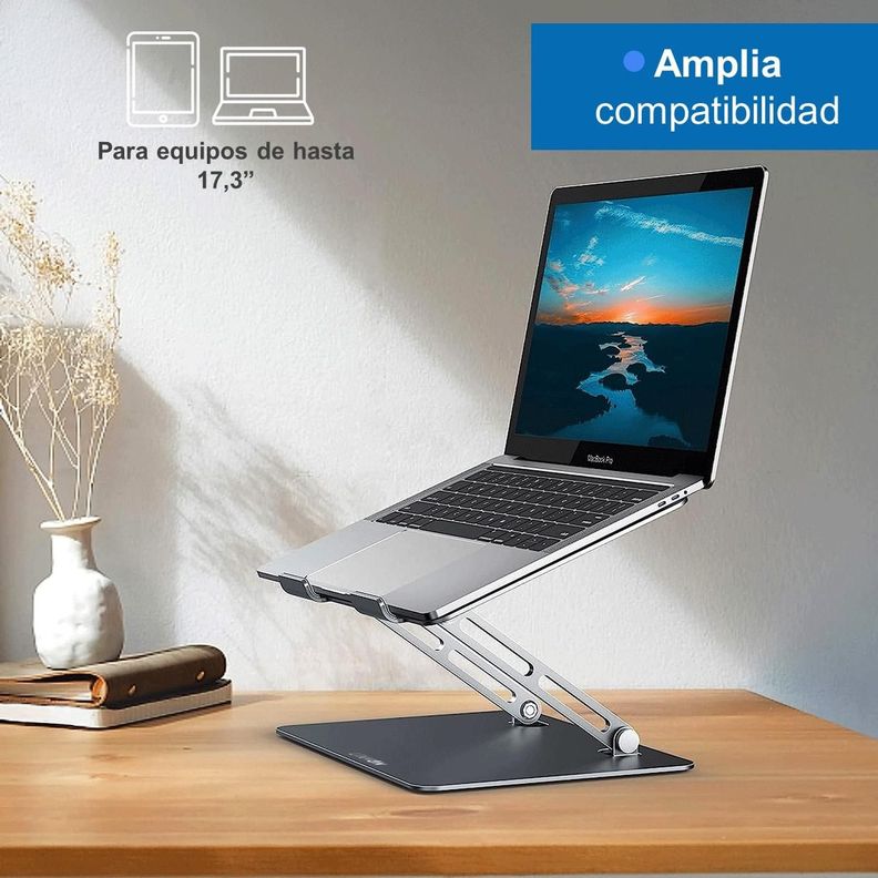 Soporte Notebook Base Alzador Para Macbook Notebook Linkon-1