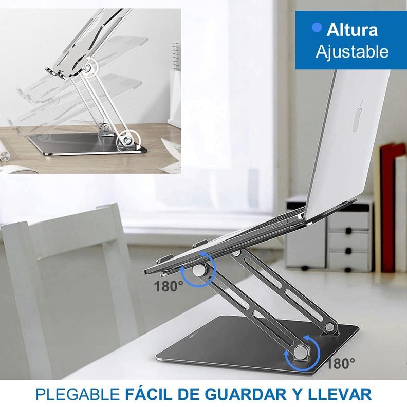 Soporte Notebook Base Alzador Para Macbook Notebook Linkon-2