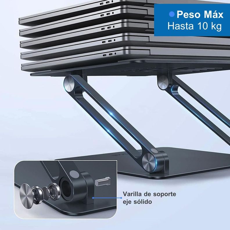 Soporte Notebook Base Alzador Para Macbook Notebook Linkon-7