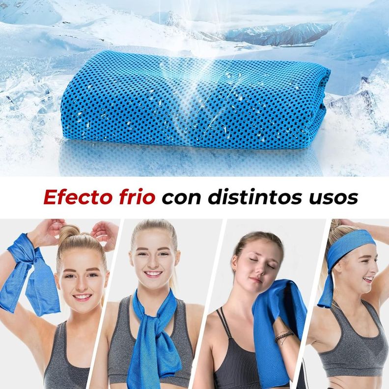Toalla Microfibra Set de 3 Fitnics 100x30 Ejercicio +Estuche-5