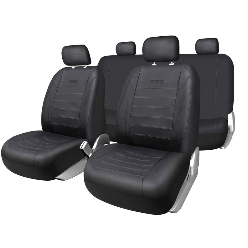 Funda Cubre Asiento para Auto Universal Ecocuero Grand Prix-0