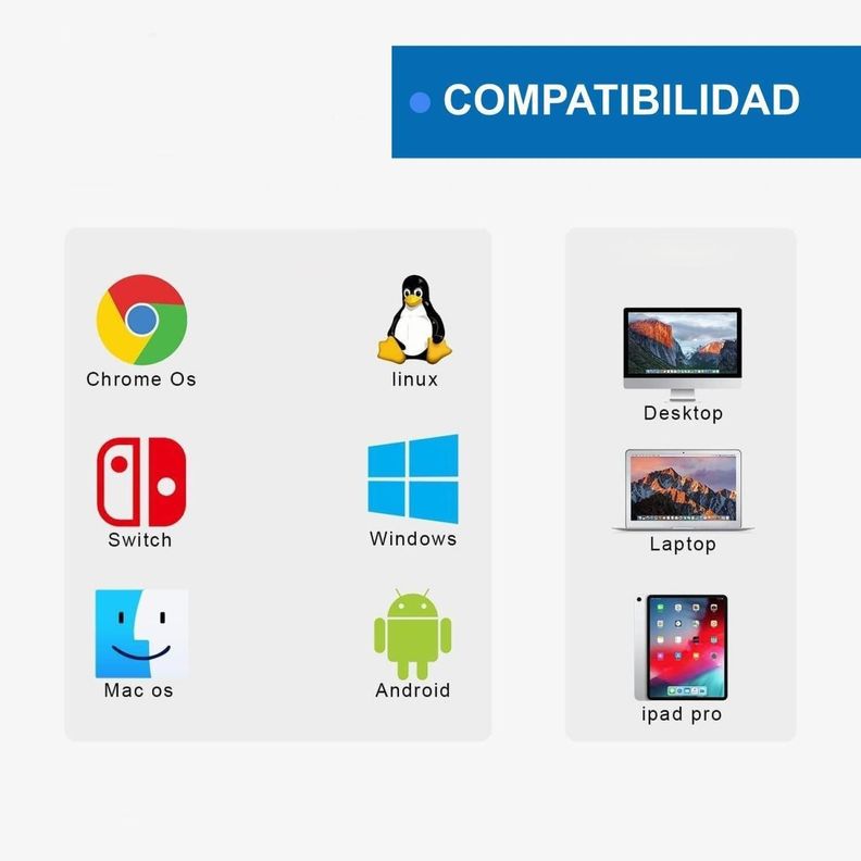 Adaptador 2en1 Usb A y C a Rj45 LAN Ethernet 10/100/1000Mbps-3