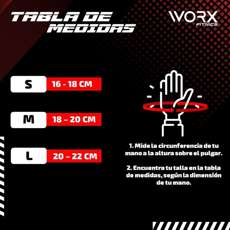 Guantes Gimnasio Entrenamiento Worx Pesas Gym-8