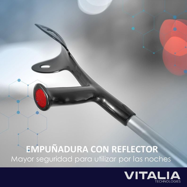 Baston Muleta Ortopedica Canadiense Vitalia Altura Regulable-2