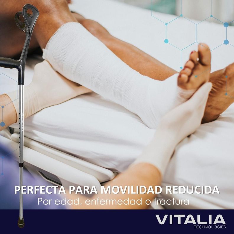 Baston Muleta Ortopedica Canadiense Vitalia Altura Regulable-5