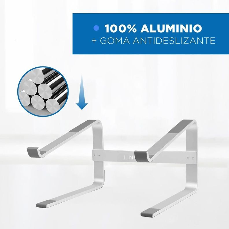 Soporte Notebook Base Aluminio Notebook Linkon-1
